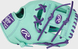 Rawlings Heart of the Hide PROR204-2MPU 11.5" Infield Mint/Purple