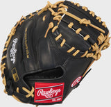 Rawlings R9 32" Contour Fit Catcher glove R9CMU-23BC Black/Camel