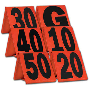 Weighted Football Yard Markers; 15" x 15"