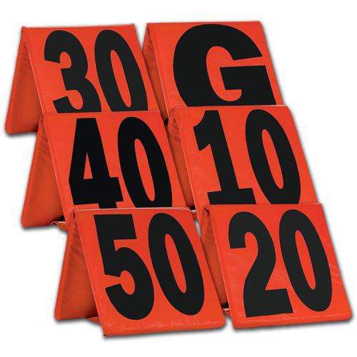 Weighted Football Yard Markers; 15