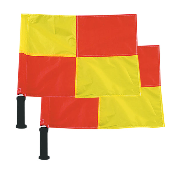 Deluxe Linesman Flags with Foam Grips (Set of 2)