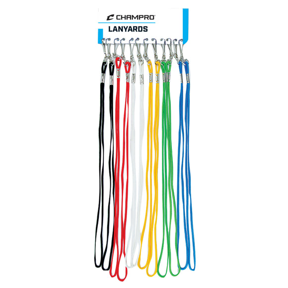 Whistle Lanyards; Header Cards Packs of 12