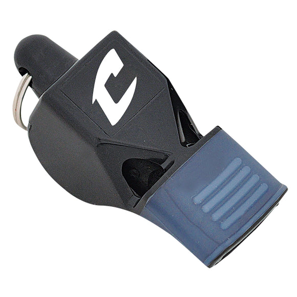 Officials' Whistle w/Mouth Cushion; Blister Pack