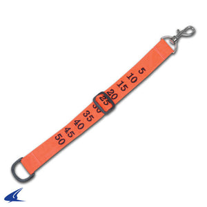 Orange Nylon Chain Clip/Yard Marker; 14" long
