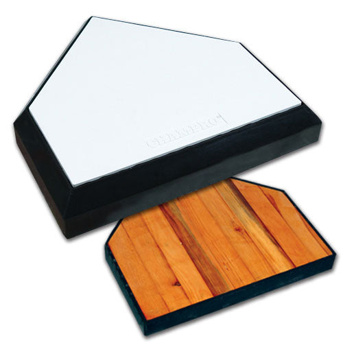 Professional Home Plate (Bury All Style) - Solid Wood Construction