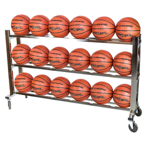 Portable Ball Locker; Holds 17 Basketballs; 41" x 17" x 41"