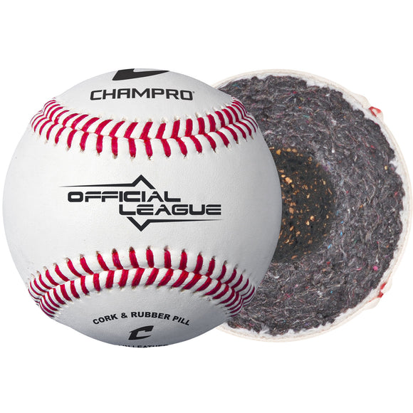 Official League Baseball; Full Grain Leather Cover