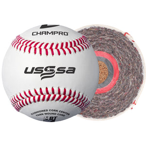 USSSA Approved Baseball; MBT; Full Grain Leather Cover