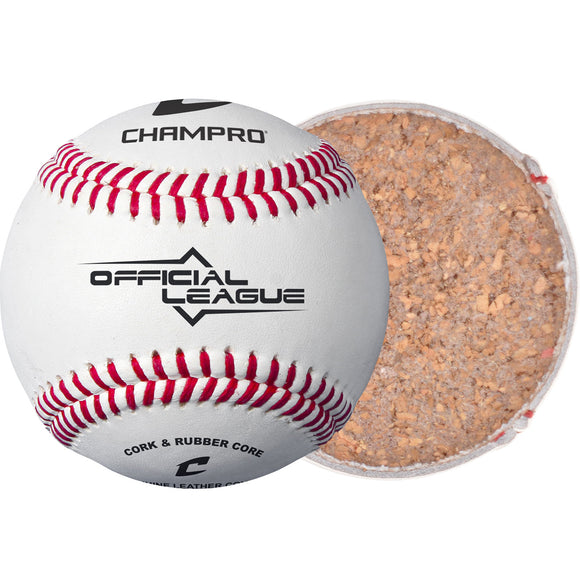 Official League Baseball; Genuine Leather Cover
