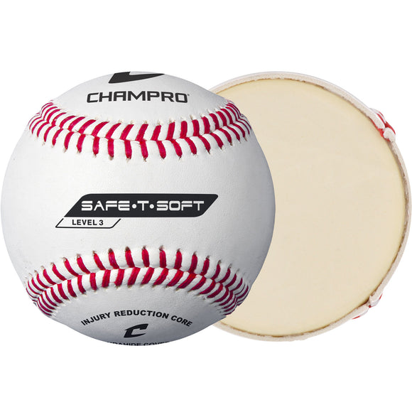 SAFE-T-SOFT Baseball; Level 3; Synthetic Cover