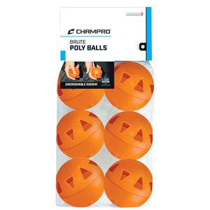 Brute 9" Poly Ball; 6-Piece (Retail)