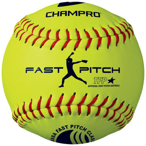 11"/0.47/Blue/Leather/Polyurethane/375/Yellow/USSSA/Tournament Fast Pitch