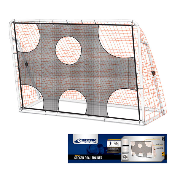 3-In-1 Soccer Goal Trainer; (Individual)