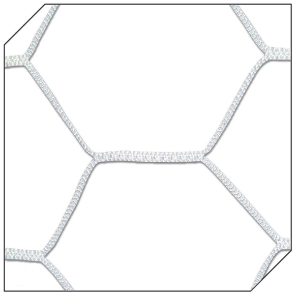 4.0 mm  Braided PE Hexagonal; Colors: White